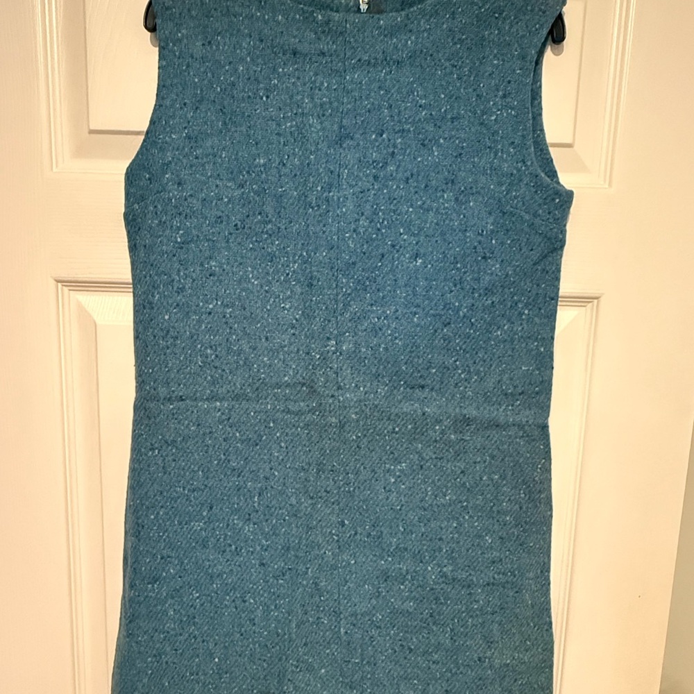 Vintage Blue Sleeveless Dress